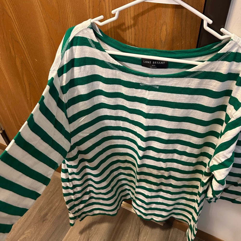 Lane Bryant Stripped Top